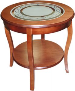 Деревянный,круглый Журнальный стол Альт 2021 выполнен из массива березы.Купить в Винкель-мебель Москва с доставкой.