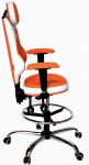Подростковое кресло Trio orange and white